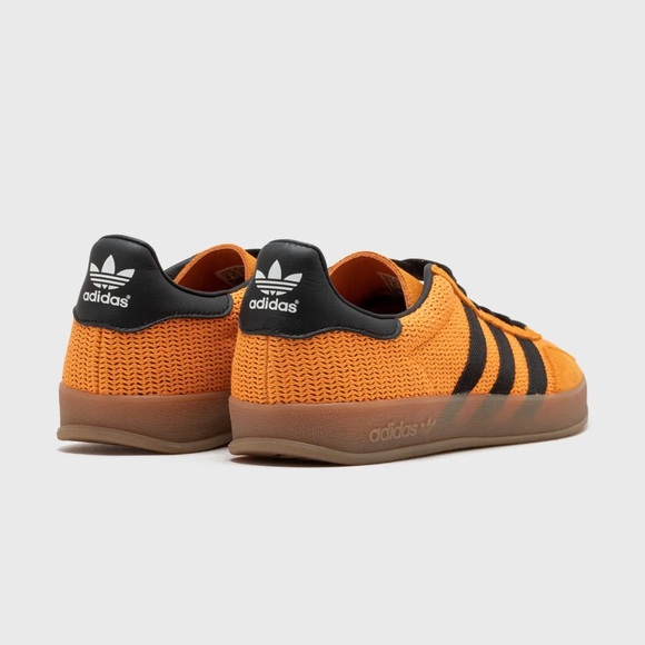 Adidas Gazelle Indoor Tennis Shoes ORANGE/CORE BLACK Men size 7 Women's 8.5 EU40 - Picture 6 of 6